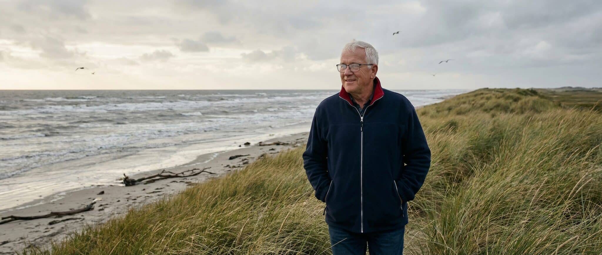 Knut – Fleece in norddeutscher Landschaft