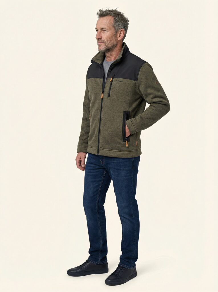 Fabrizio – Fleece Ganzkörper, lockere Pose