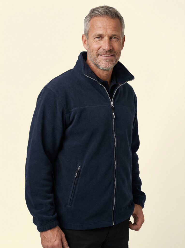 Henry – Fleece Ganzkörper, lockere Pose