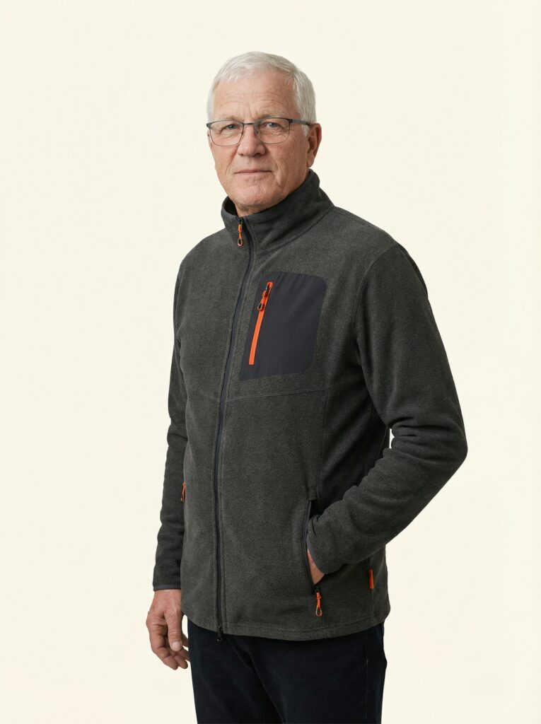 Mirco – Fleece Ganzkörper, lockere Pose