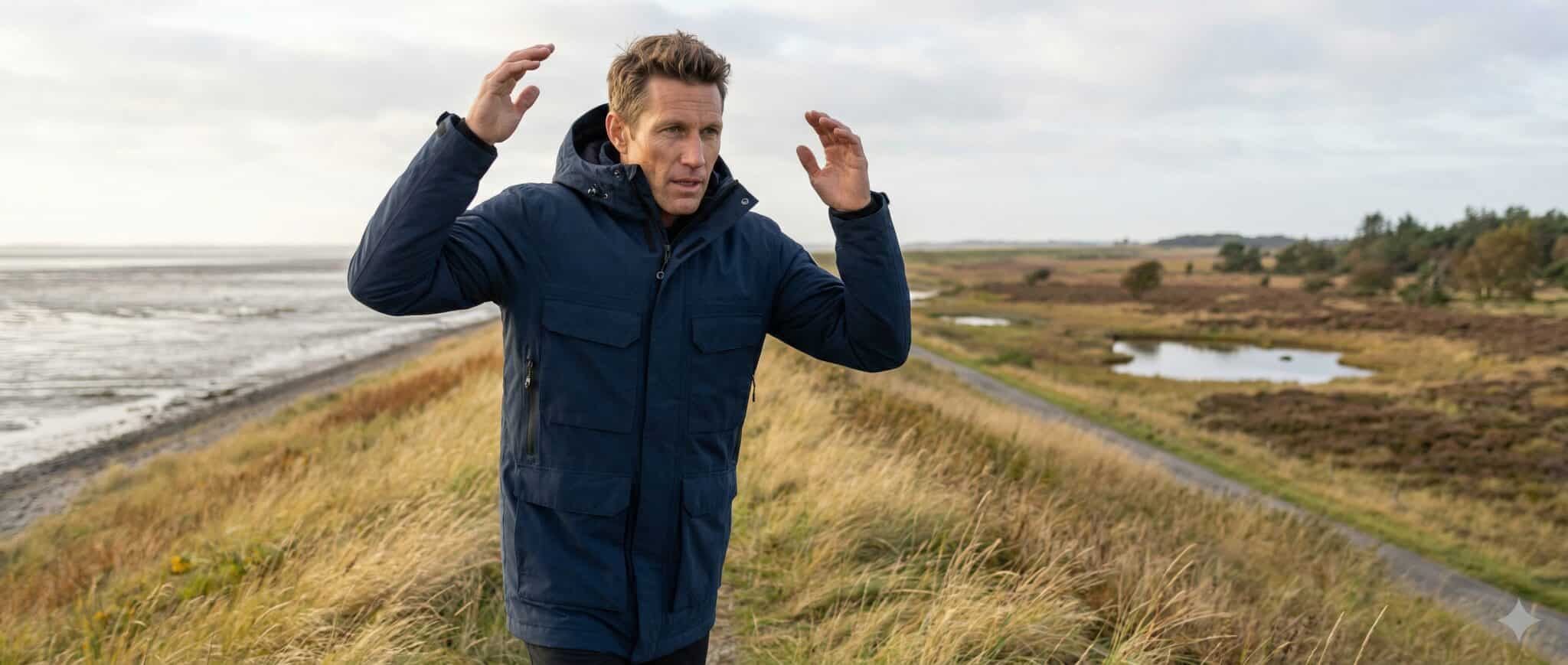 Marten – Funktionsbekleidung in norddeutscher Landschaft