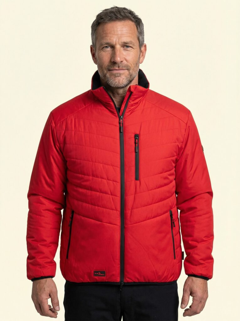 Leo – Herren an Person, Oberkörper frontal, geschlossen