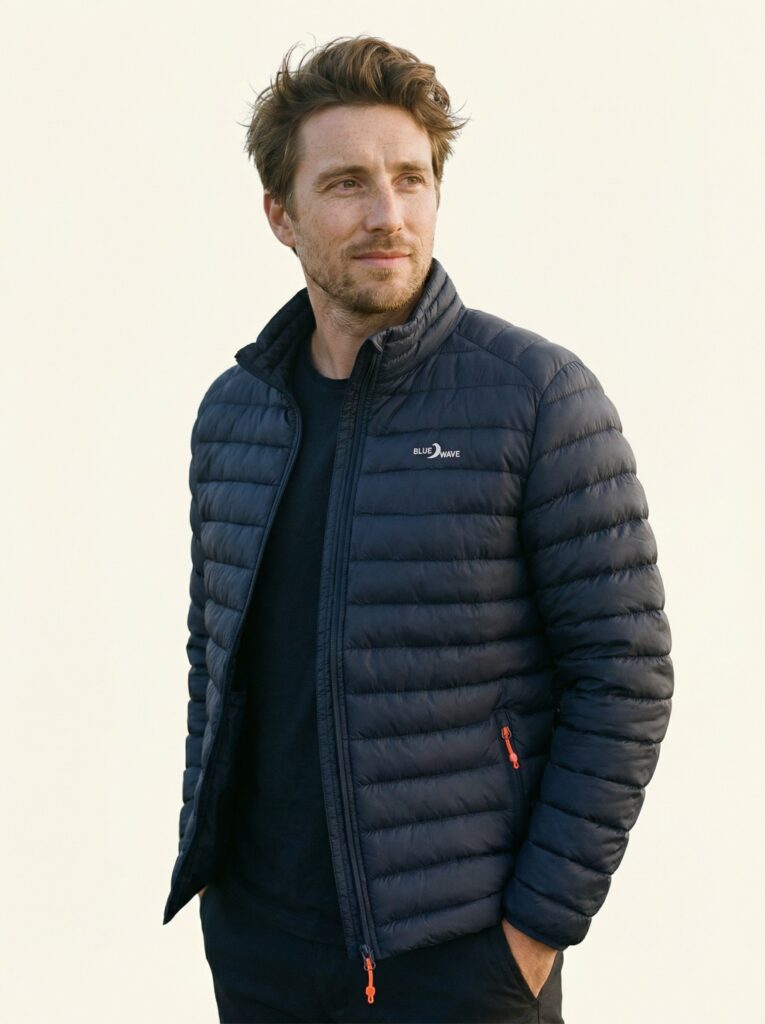 Ove – Funktionsbekleidung Ganzkörper, lockere Pose