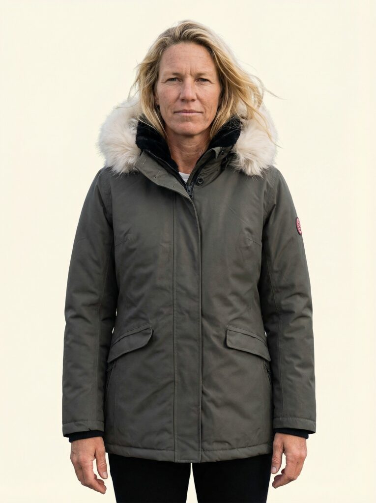 Lisa – Damen an Person, Oberkörper frontal, geschlossen