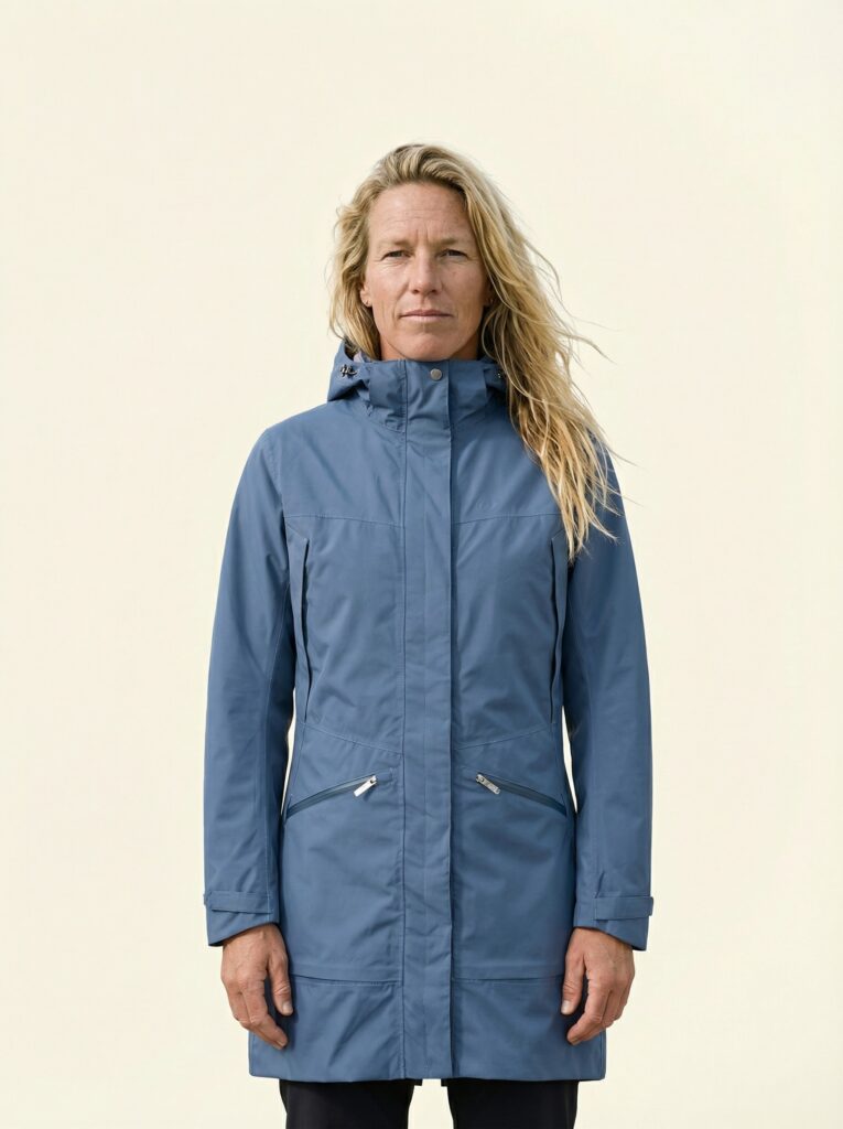 Karlotta – Damen an Person, Oberkörper frontal, geschlossen