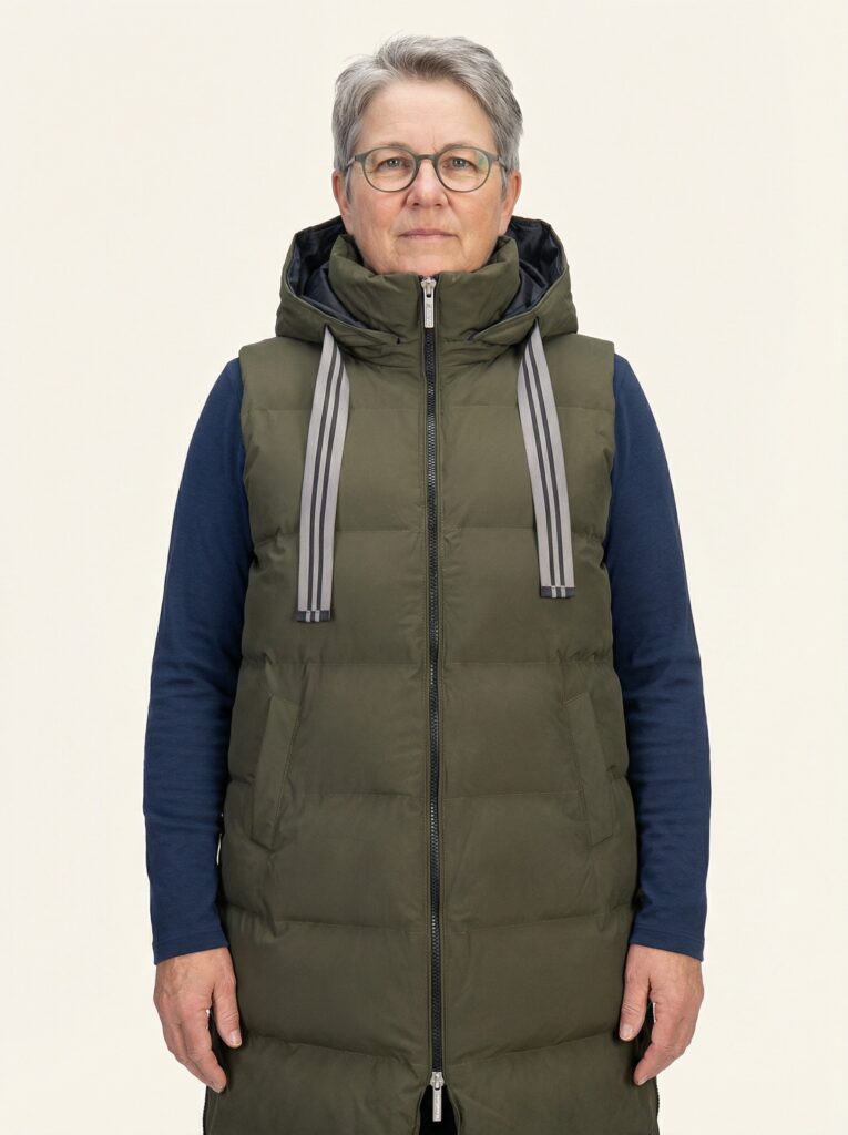 Kati – Damen an Person, Oberkörper frontal, geschlossen