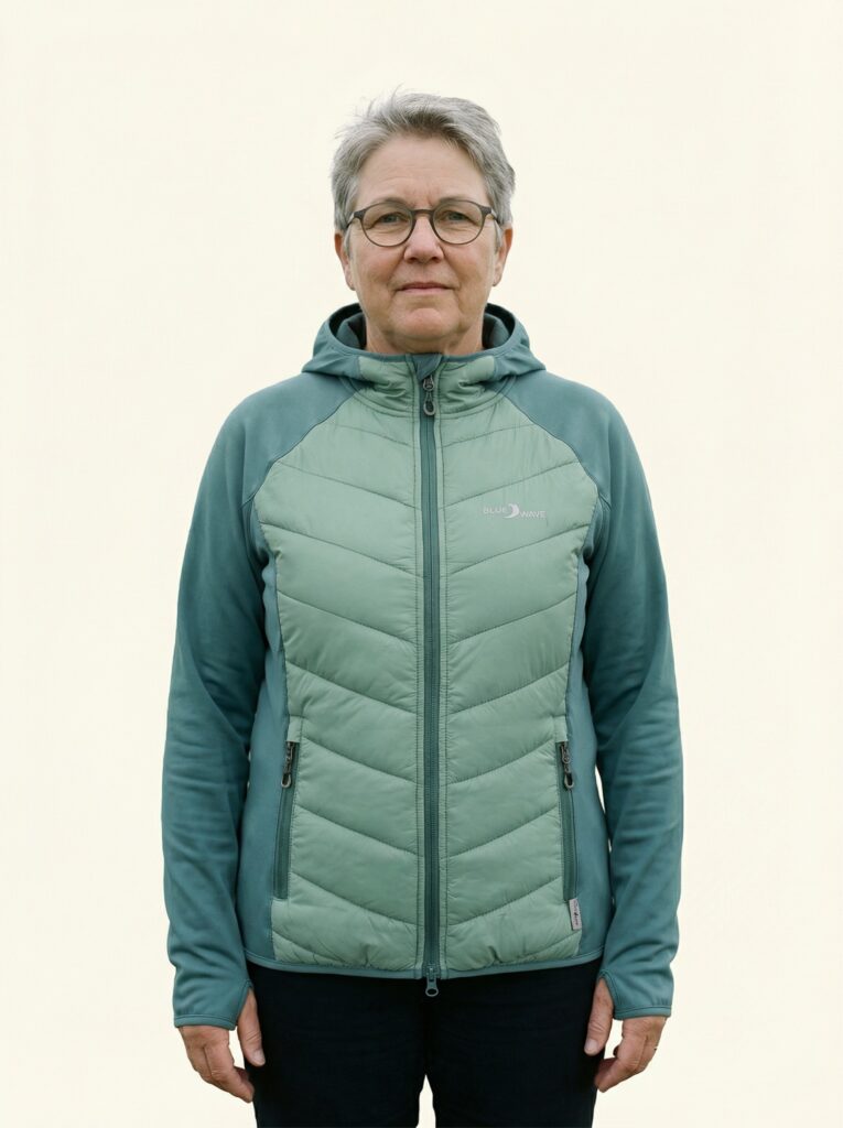 Marlene – Damen an Person, Oberkörper frontal, geschlossen