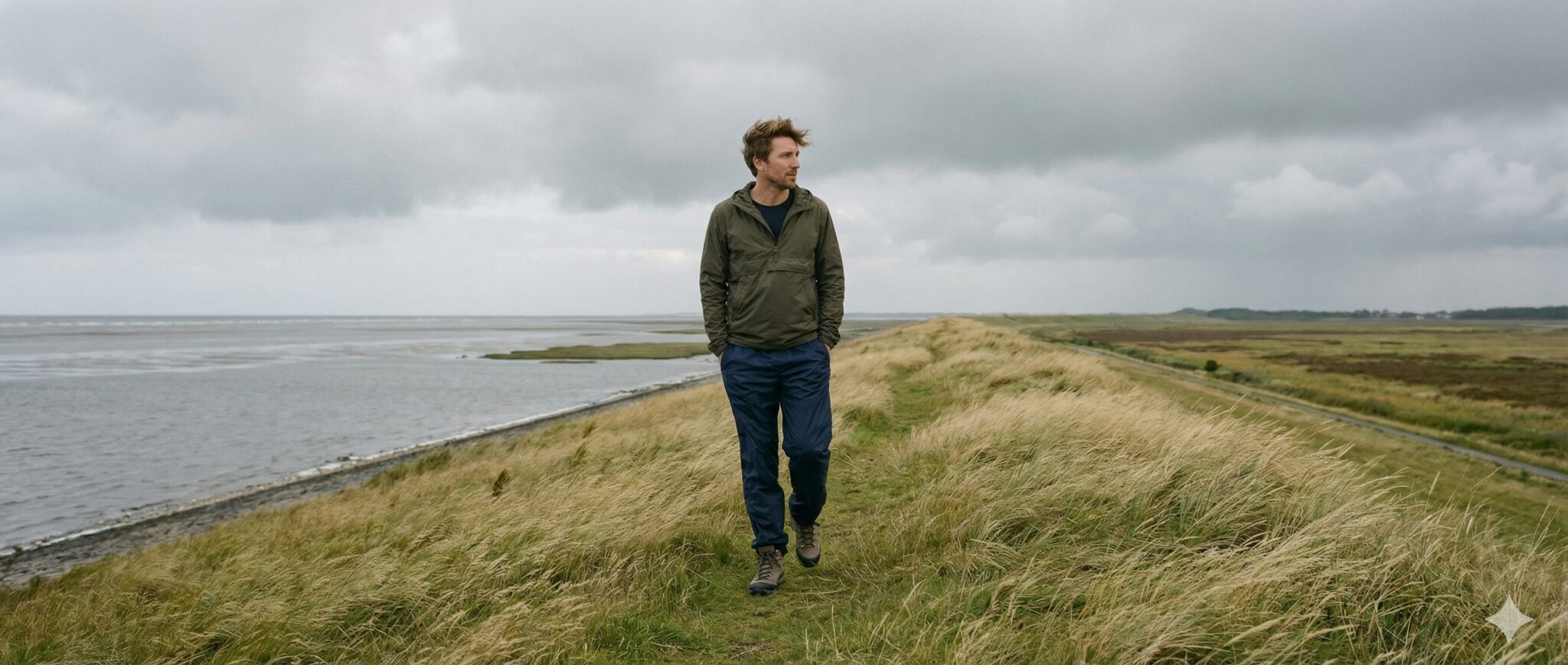 Falko – Funktionsbekleidung in norddeutscher Landschaft